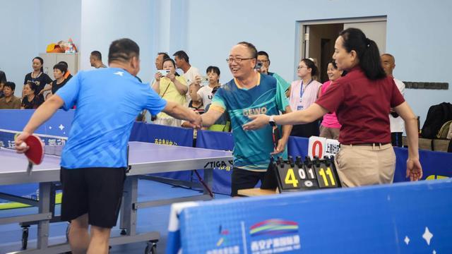必一体育官网2025年大众体育全民健身妙技大赛暨社区活动会（浐灞国际港赛区）乒乓(图4)